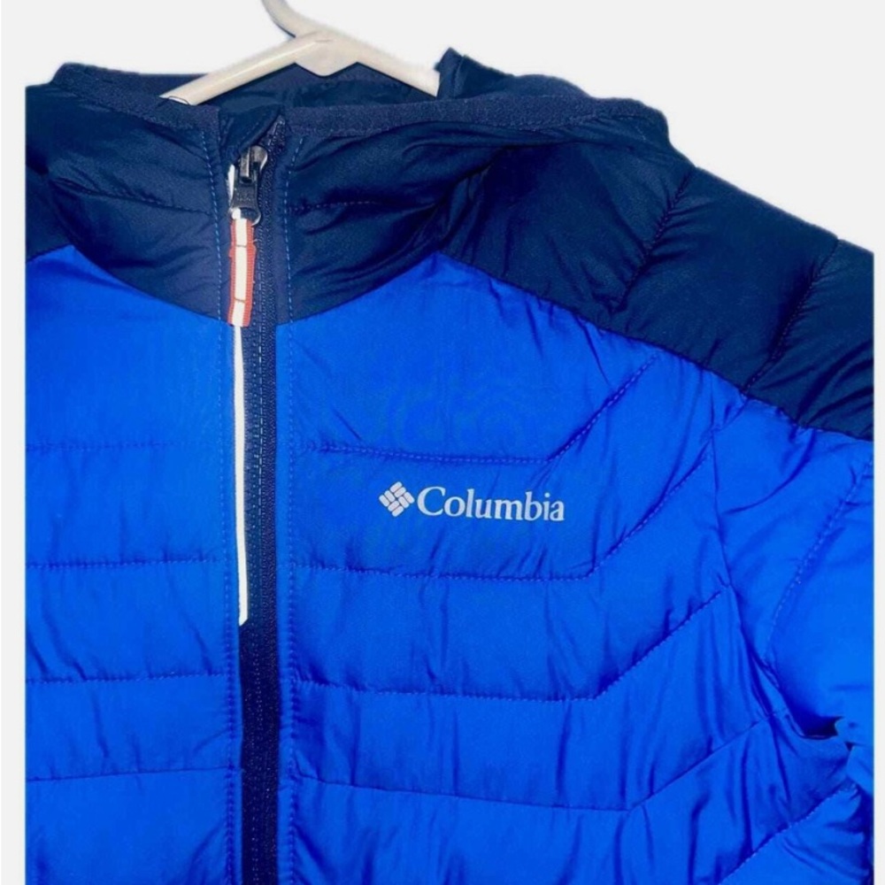 Columbia Kids Two-Tone Blue Puffer Jacket - Picture 3 of 8